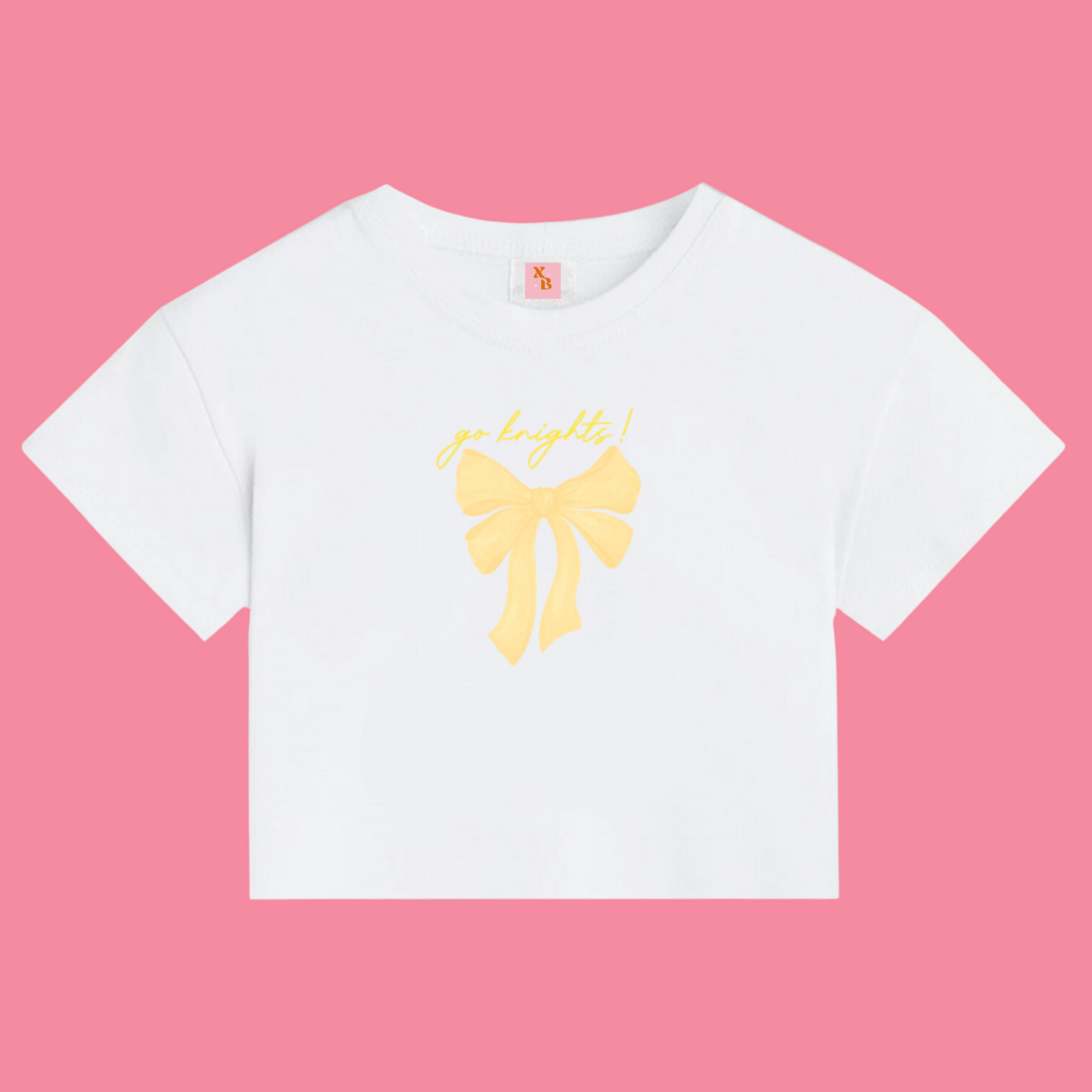 Go Knights Bow Baby Tee