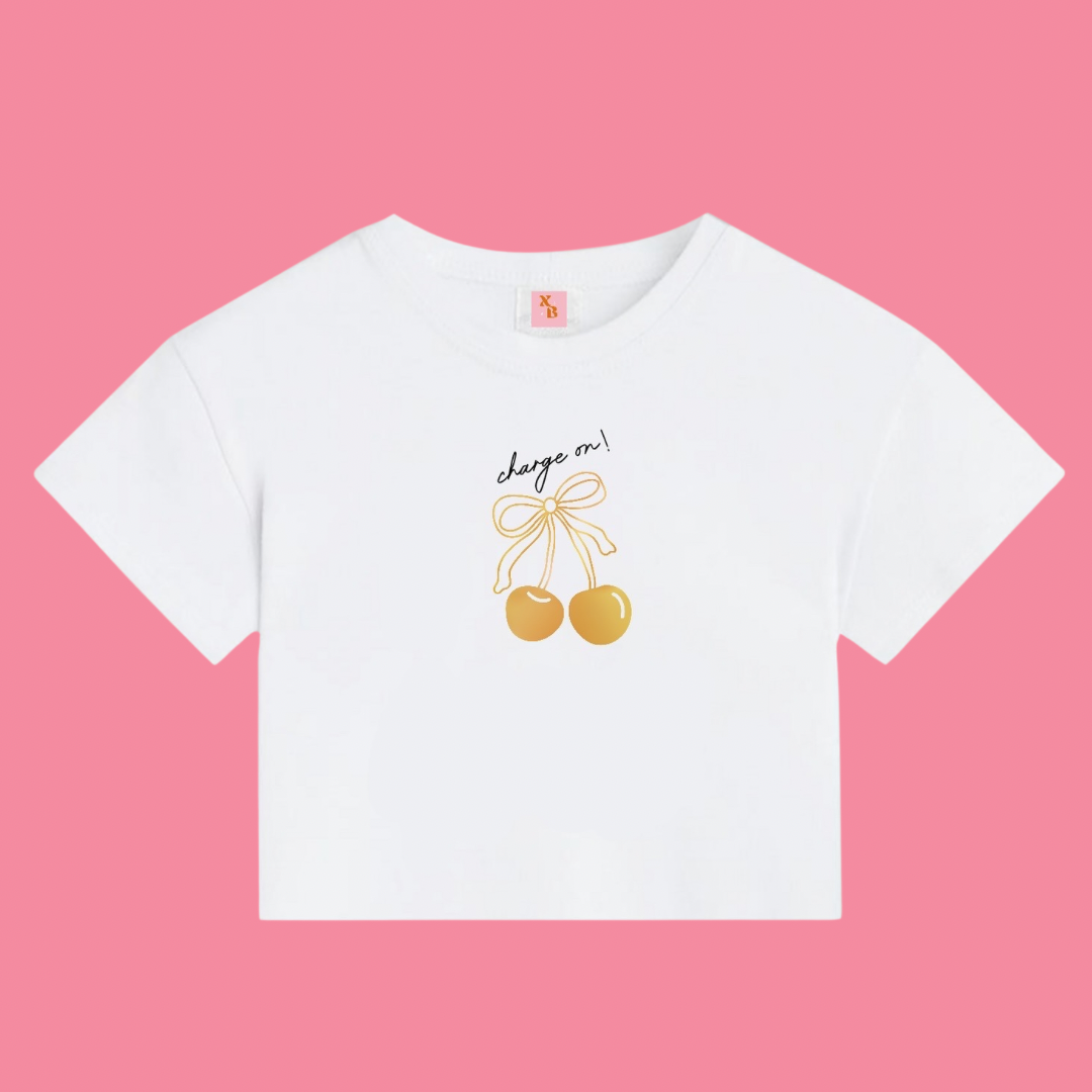 UCF Cherry Bow Baby Tee