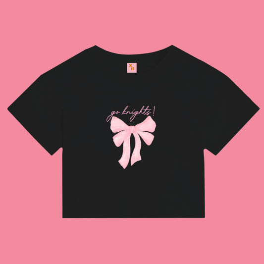 Go Knights Bow Baby Tee