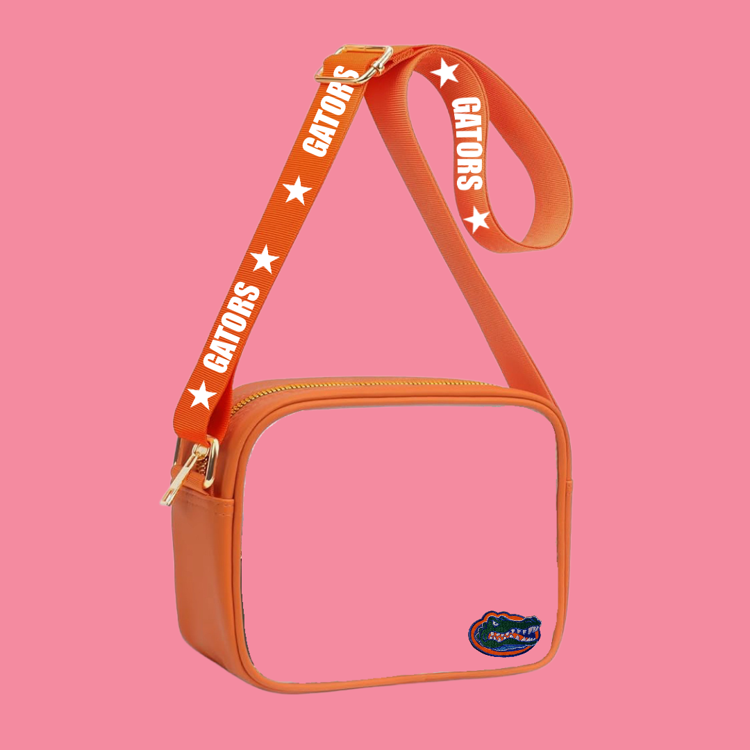 UF Gators Clear Crossbody Bag