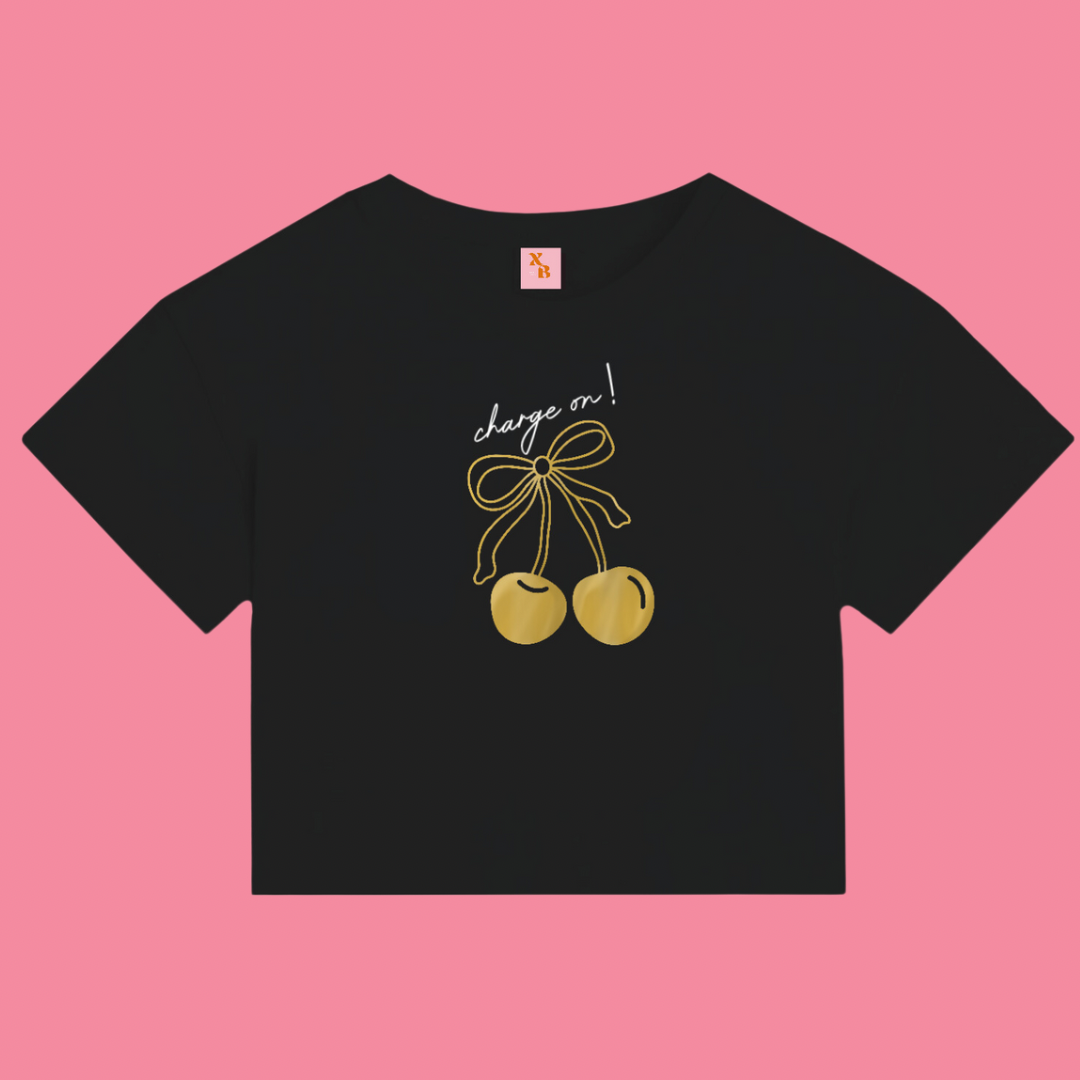 UCF Cherry Bow Baby Tee