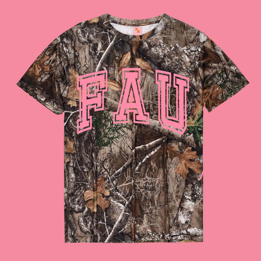 FAU Camo Tee/ Crewneck