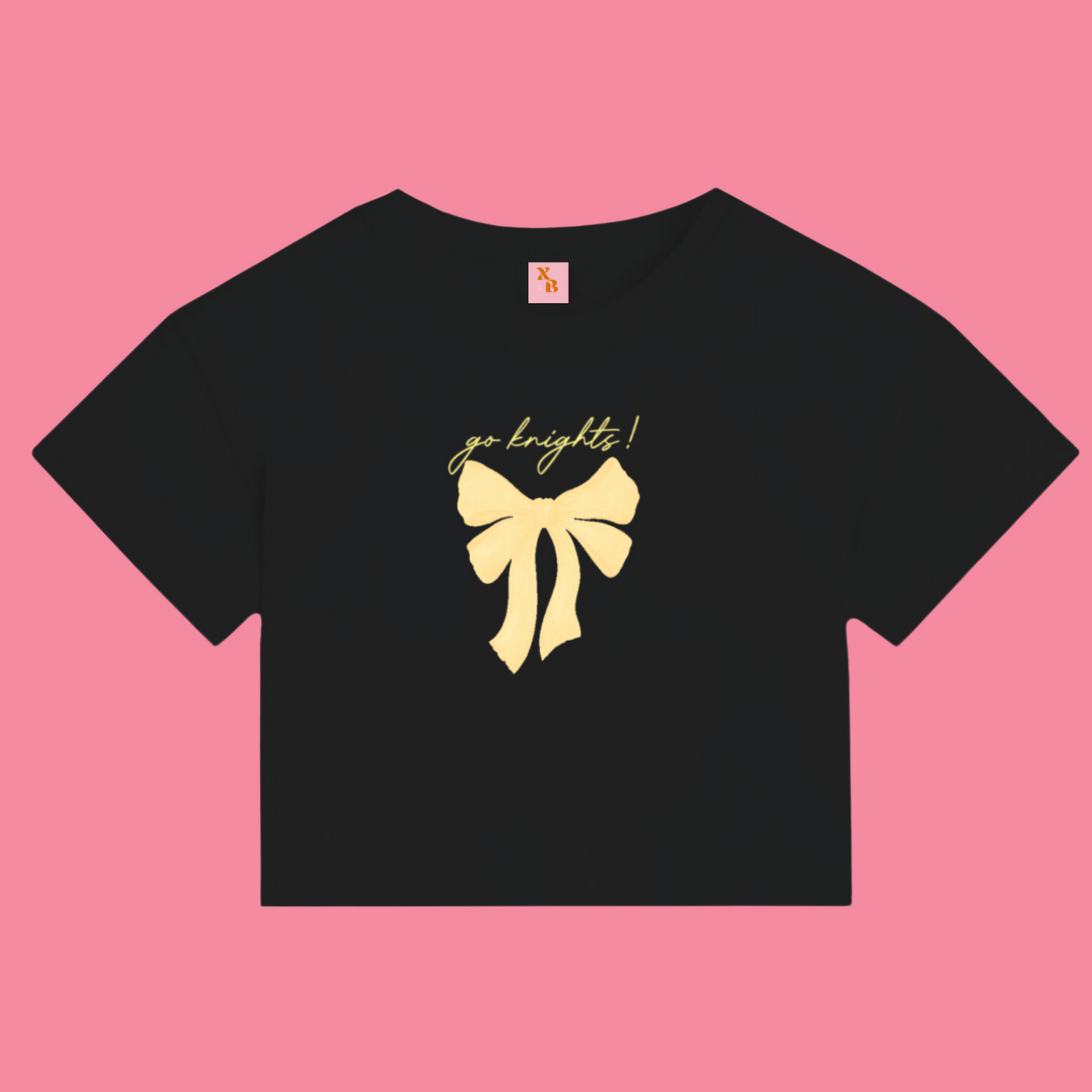 Go Knights Bow Baby Tee